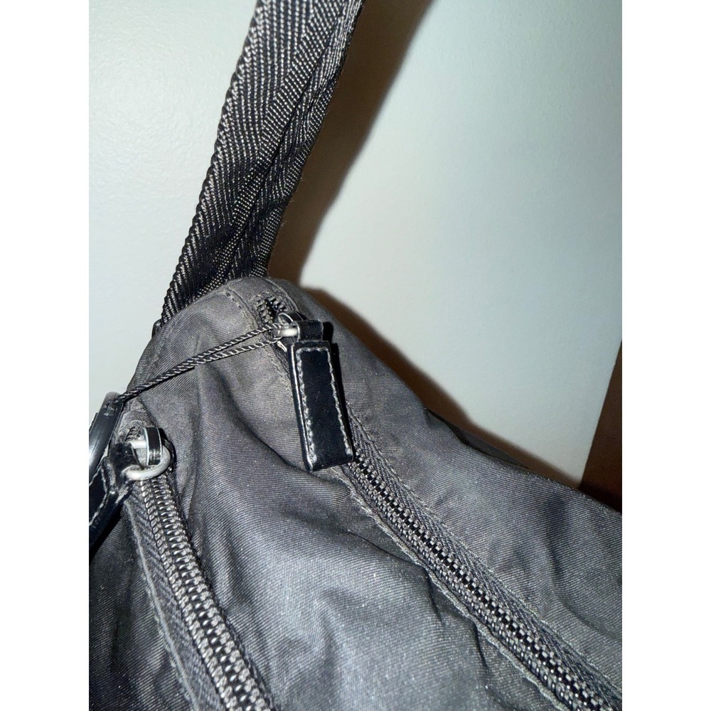 Prada Nylon Vela Messenger Bag Black Original COA Crossbody - Picture 7 of 15